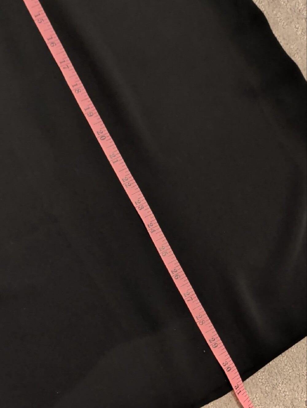 Ann Taylor Black Mini Shift Dress with Scalloped Sleeve Trim - Picture 8 of 13